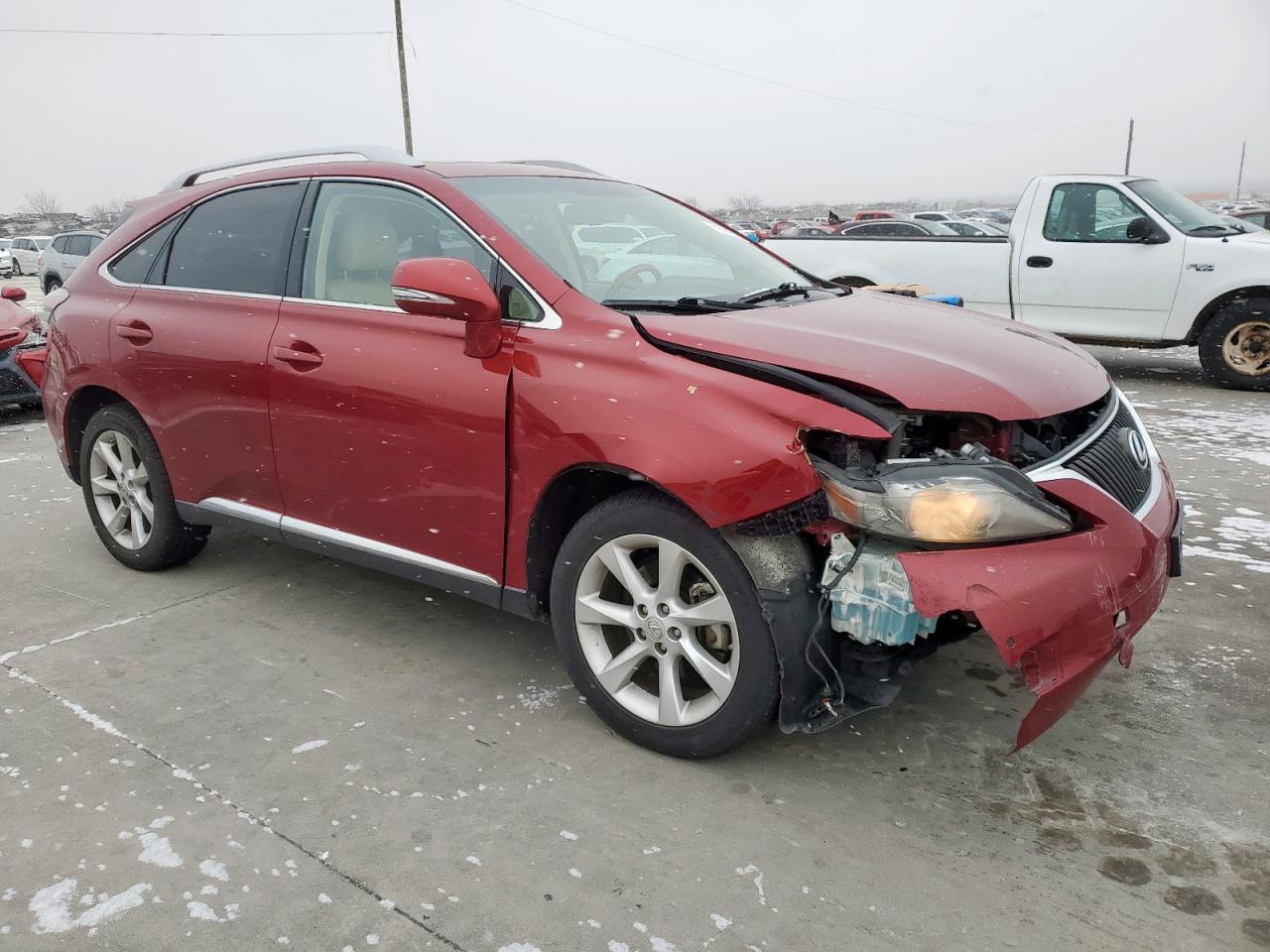 2010 Lexus RX VIN 2T2ZK1BA1AC019138 Copart auction photo, front end damage thumbnail 4