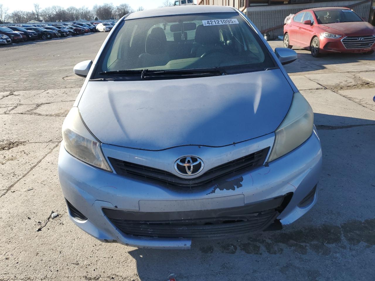 2013 Toyota Yaris VIN JTDKTUD36DD572703 Copart auction photo, rear end damage thumbnail 5