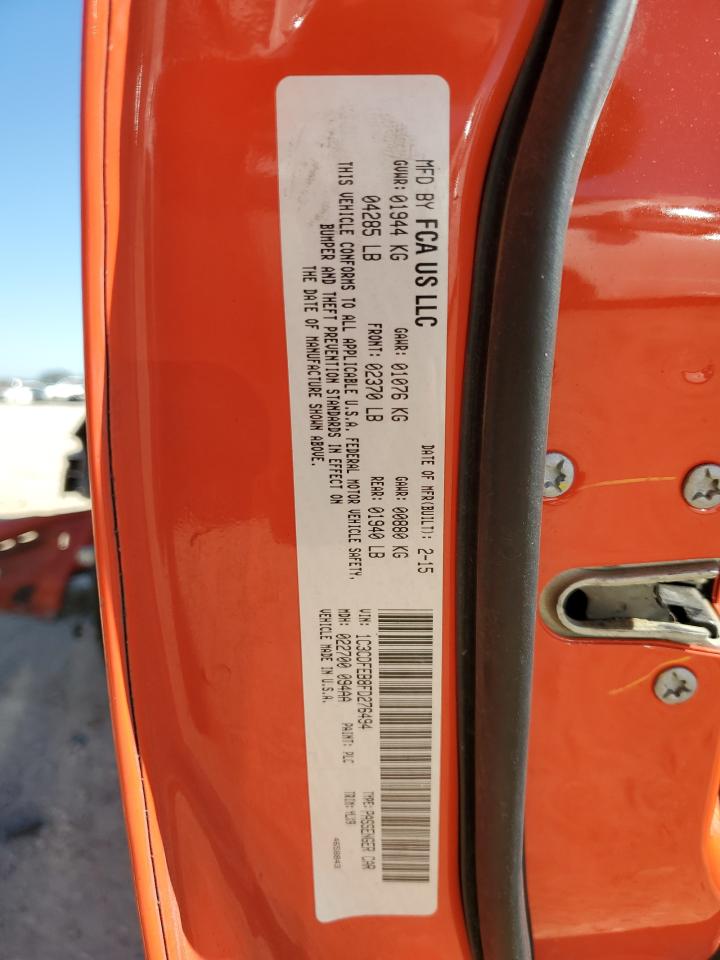 2015 Dodge Dart VIN 1C3CDFEB8FD276494 Copart auction photo, front end / minor dent/scratches damage thumbnail 12