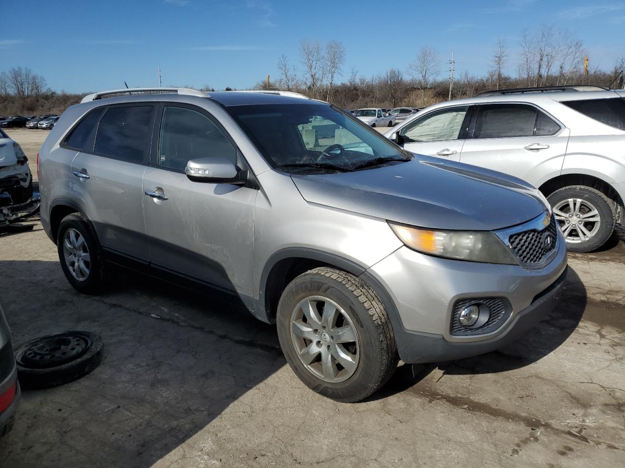2013 KIA Sorento VIN 5XYKT4A68DG332892 Copart auction photo, mechanical damage thumbnail 4