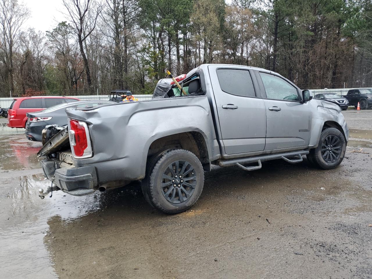 2021 GMC Canyon VIN 1GTG5CEN2M1213215 Copart auction photo, all over damage thumbnail 3