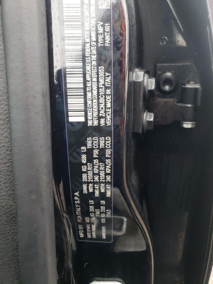 2020 Jeep Renegade VIN ZACNJBC10LPM03653 Copart auction photo, frame damage damage thumbnail 13