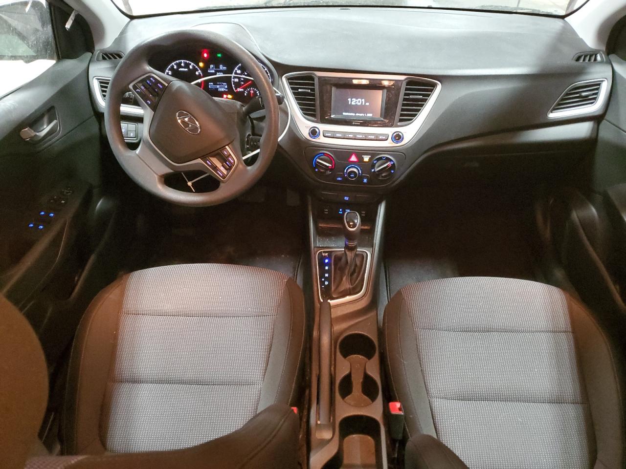2021 Hyundai Accent VIN 3KPC24A64ME132631 Copart auction photo, front end / all over damage thumbnail 8
