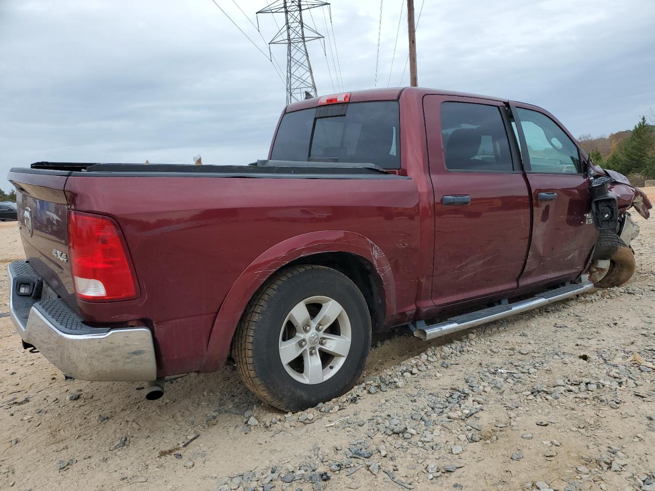 2016 RAM 1500 VIN 1C6RR7LG6GS213278 Copart auction photo, front end / side damage thumbnail 3