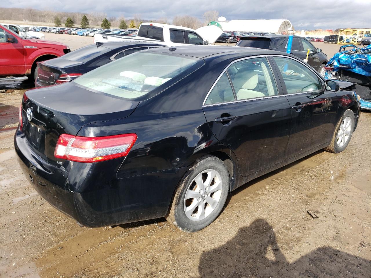 2011 Toyota Camry VIN 4T1BF3EK5BU149644 Copart auction photo, front end damage thumbnail 3
