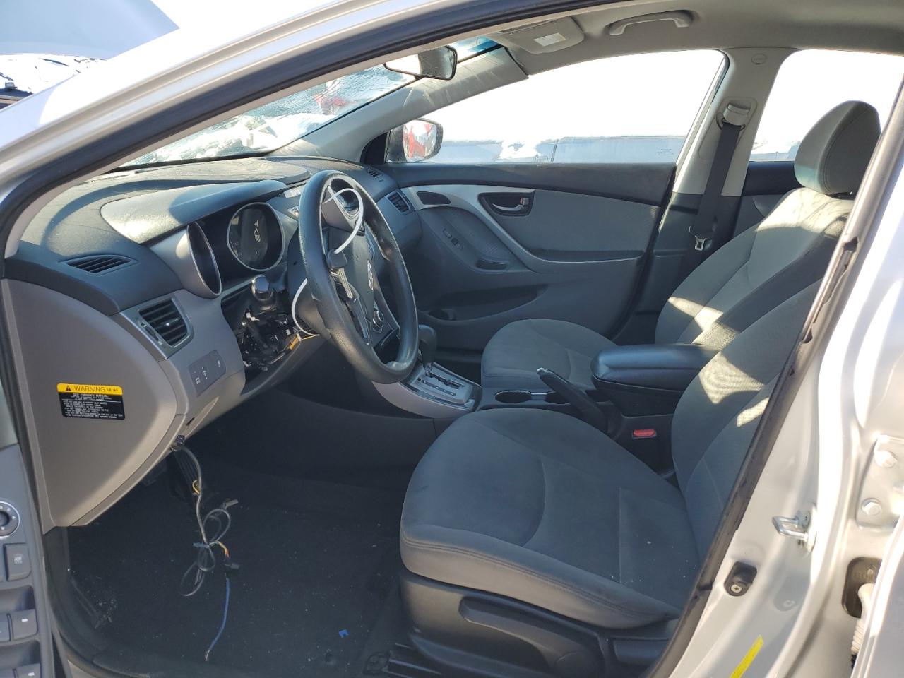 2013 Hyundai Elantra VIN KMHDH4AE1DU005424 Copart auction photo, vandalism / front end damage thumbnail 7