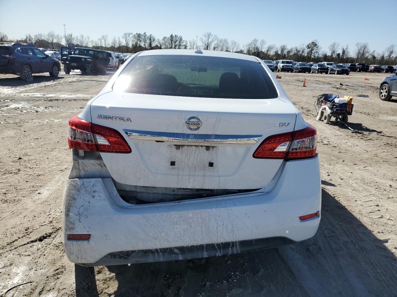2015 Nissan Sentra VIN 3N1AB7AP7FL656293 Copart auction photo, rear end / minor dent/scratches damage thumbnail 6