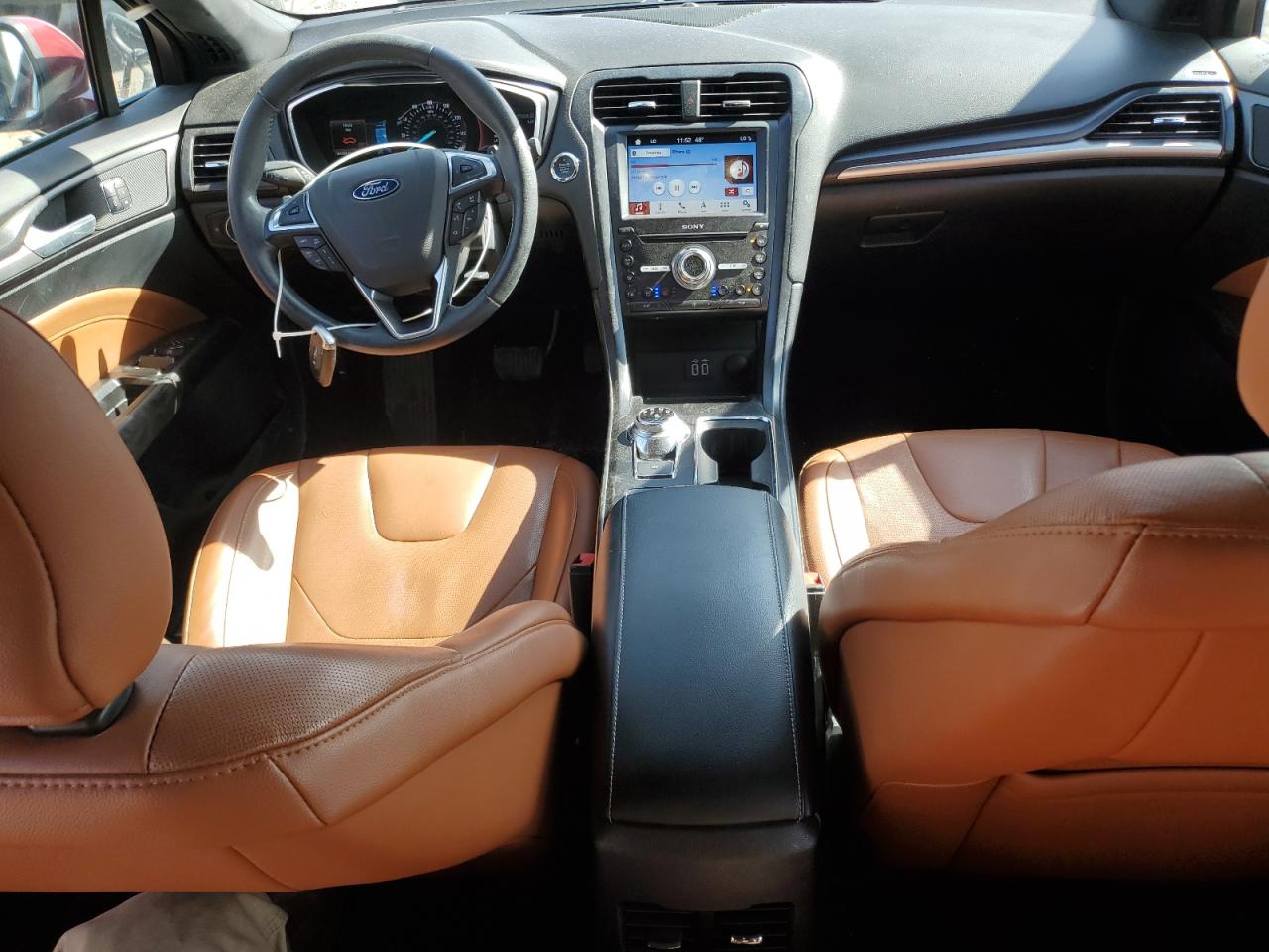 2019 Ford Fusion VIN 3FA6P0K9XKR153544 Copart auction photo, side / rear end damage thumbnail 8