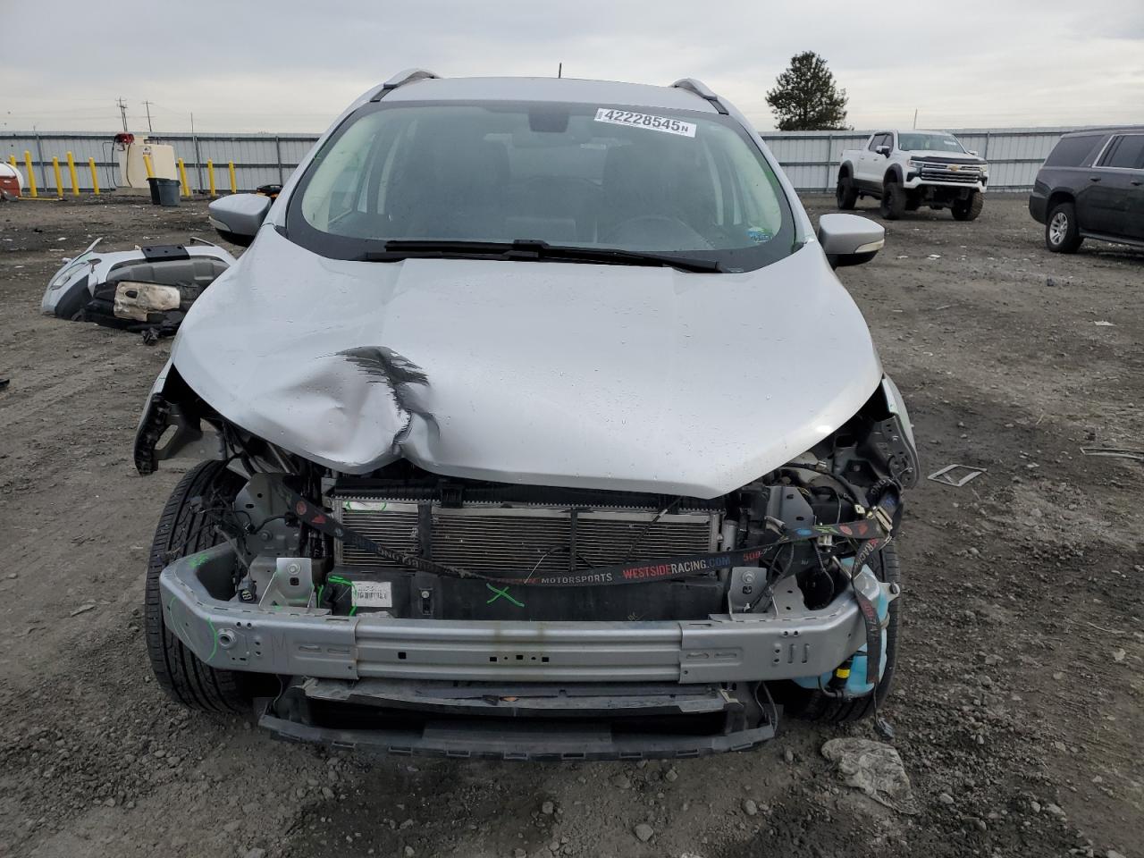 2020 Ford EcoSport VIN MAJ6S3KL0LC347382 Copart auction photo, front end / side damage thumbnail 5