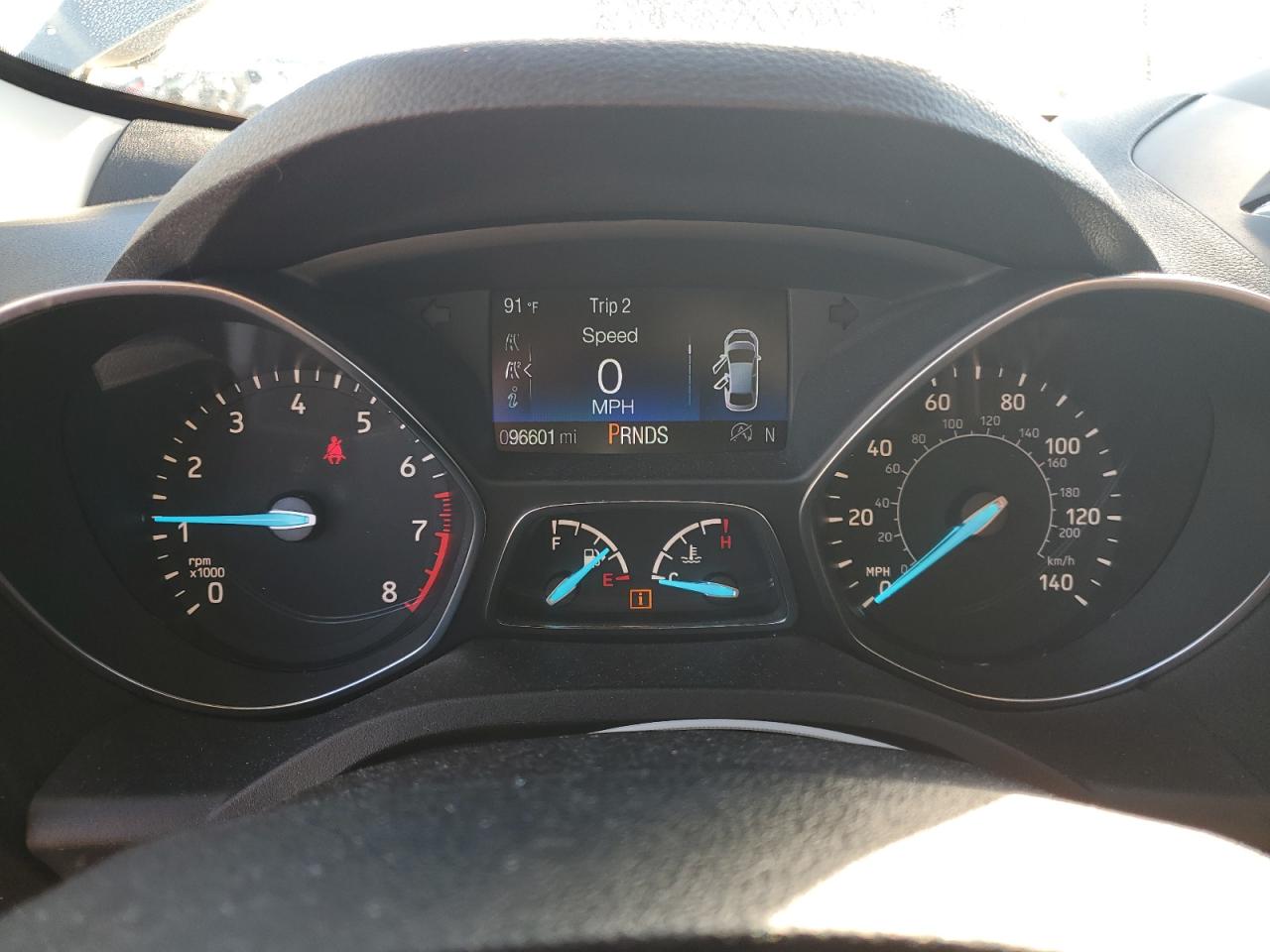 2017 Ford Escape VIN 1FMCU0G94HUD49412 Copart auction photo, front end damage thumbnail 9