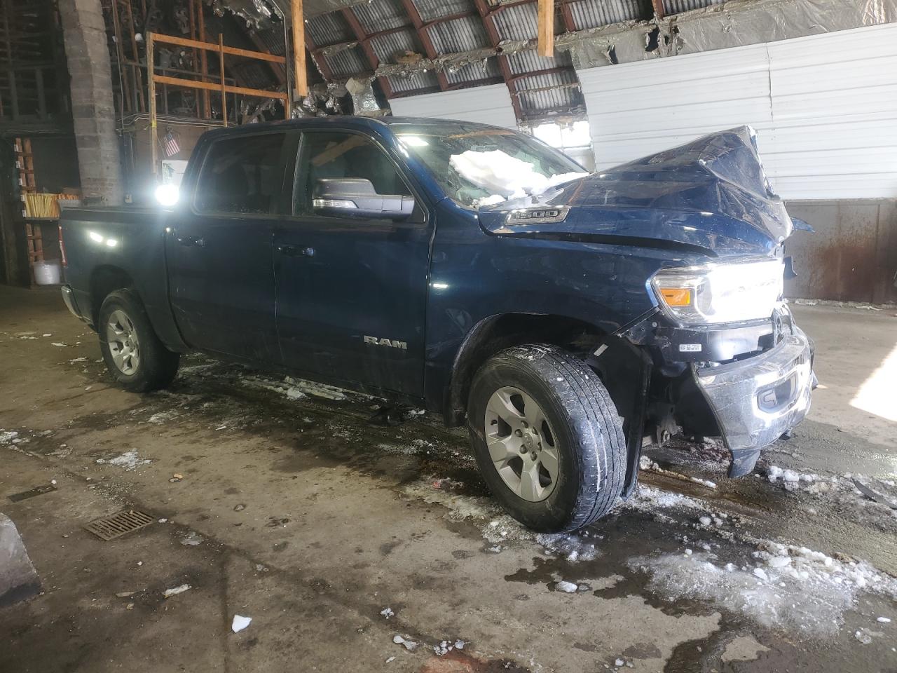 2021 RAM 1500 VIN 1C6RRFFG4MN560947 Copart auction photo, front end damage thumbnail 4