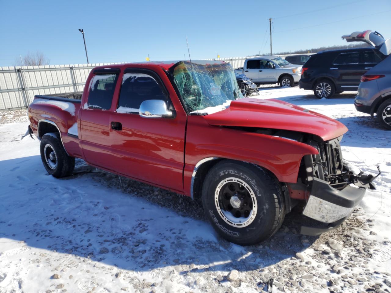 1999 Chevrolet Silverado VIN 2GCEK19T9X1252489 Copart auction photo, all over damage thumbnail 4