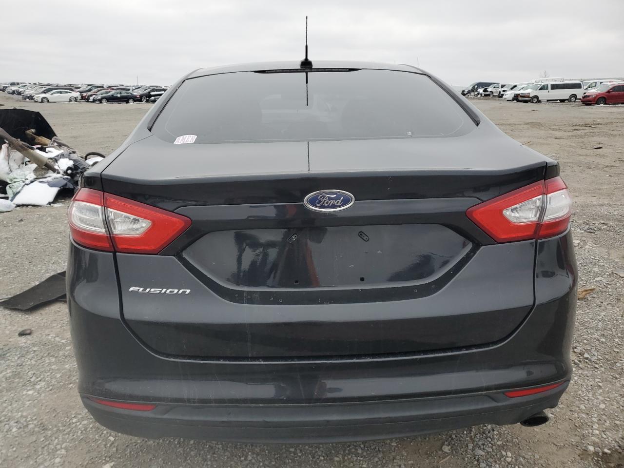 2013 Ford Fusion VIN 3FA6P0HR7DR154807 Copart auction photo, front end / side damage thumbnail 6