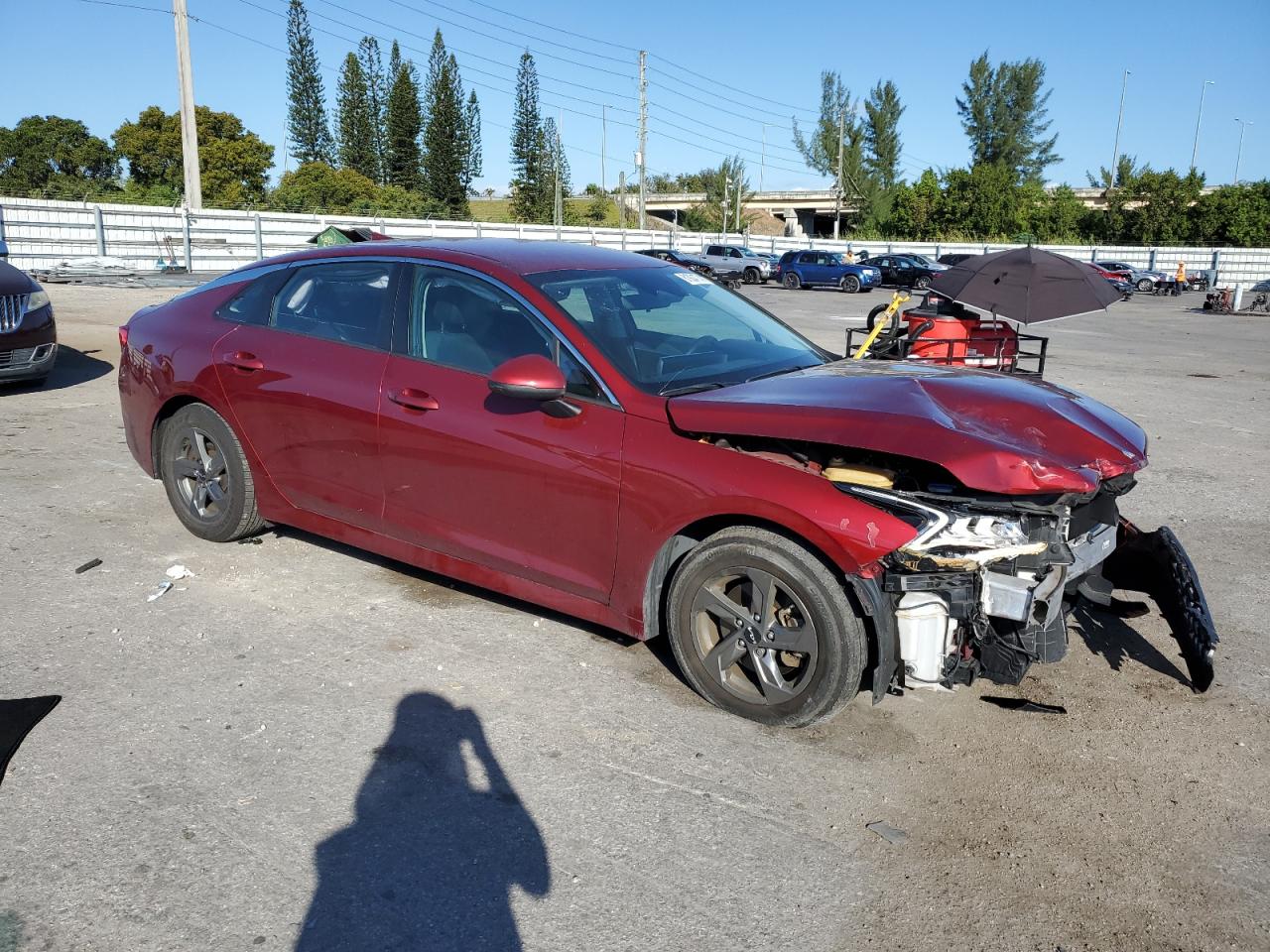 2022 KIA K5 VIN 5XXG14J21NG090140 Copart auction photo, front end damage thumbnail 4