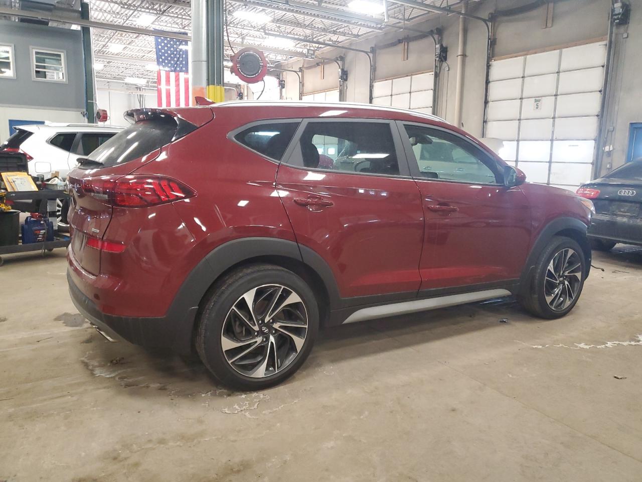 2019 Hyundai Tucson VIN KM8J3CALXKU076970 Copart auction photo, front end damage thumbnail 3