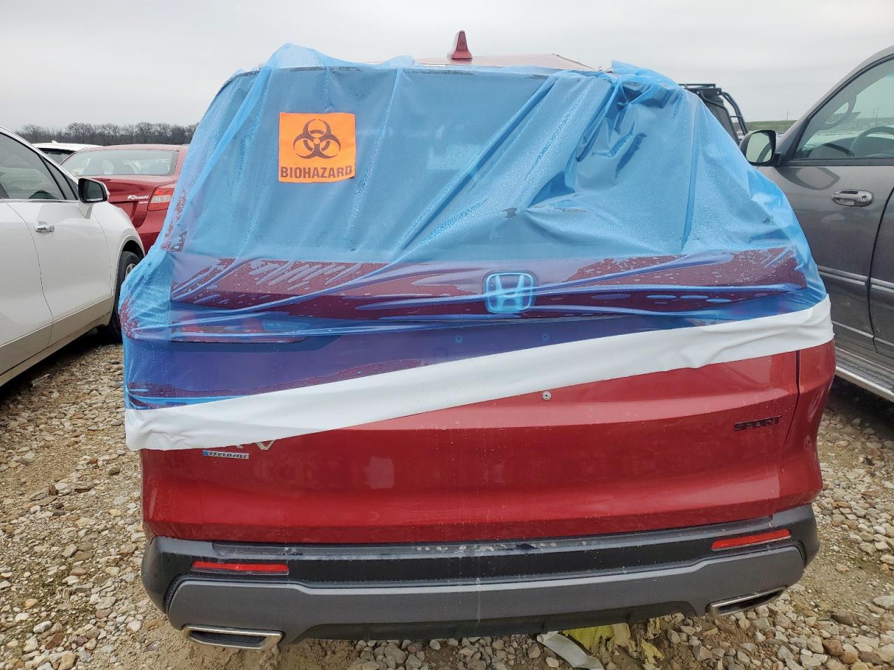 2024 Honda CR-V VIN 5J6RS5H5XRL001578 Copart auction photo, all over damage thumbnail 6