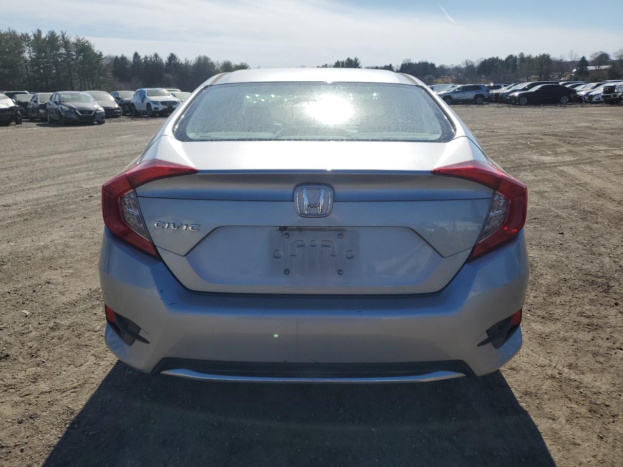 2019 Honda Civic VIN 2HGFC2F65KH537374 Copart auction photo, front end / frame damage damage thumbnail 6