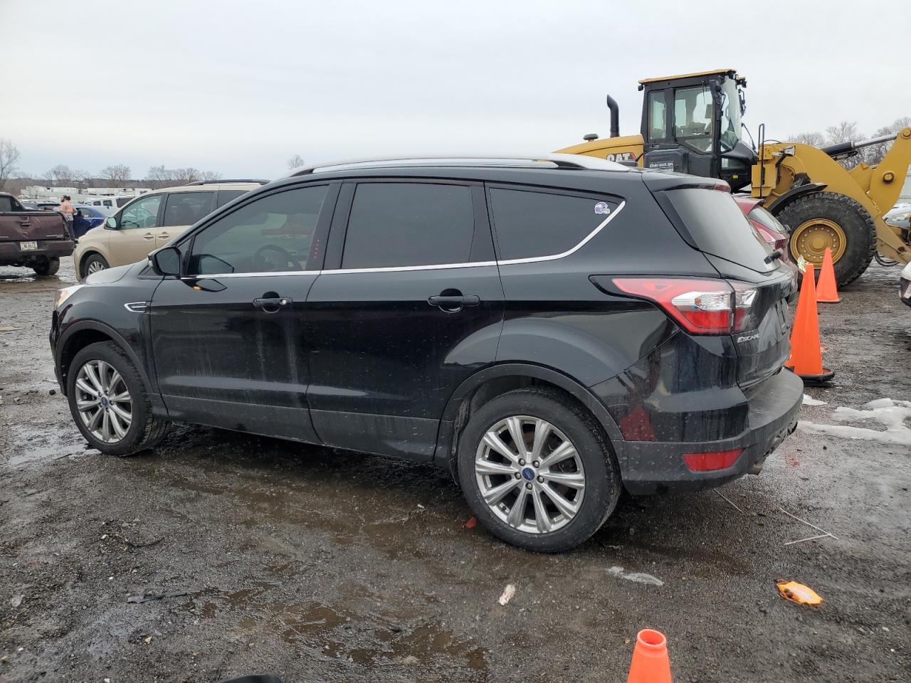 2017 Ford Escape VIN 1FMCU9J94HUE87965 Copart auction photo, rear end / side damage thumbnail 2