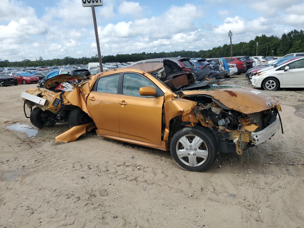 2009 Toyota Corolla VIN 2T1KU40E19C137449 Copart auction photo, all over damage thumbnail 4
