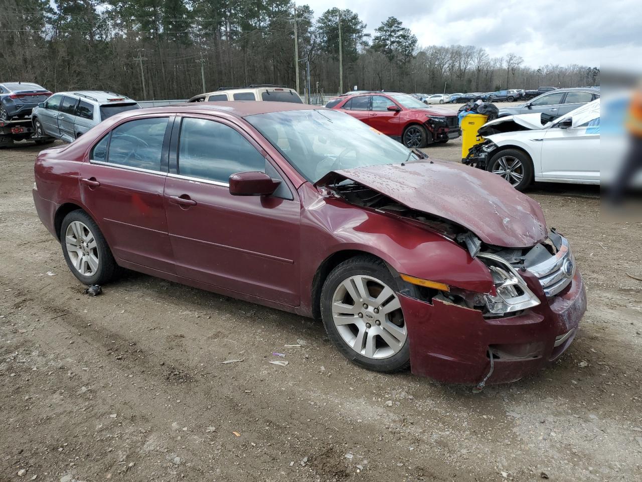 2006 Ford Fusion VIN 3FAFP08146R147309 Copart auction photo, front end / side damage thumbnail 4