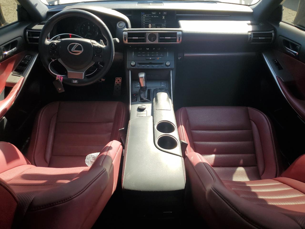 2015 Lexus IS VIN JTHBE1D29F5018129 Copart auction photo, rear end damage thumbnail 8