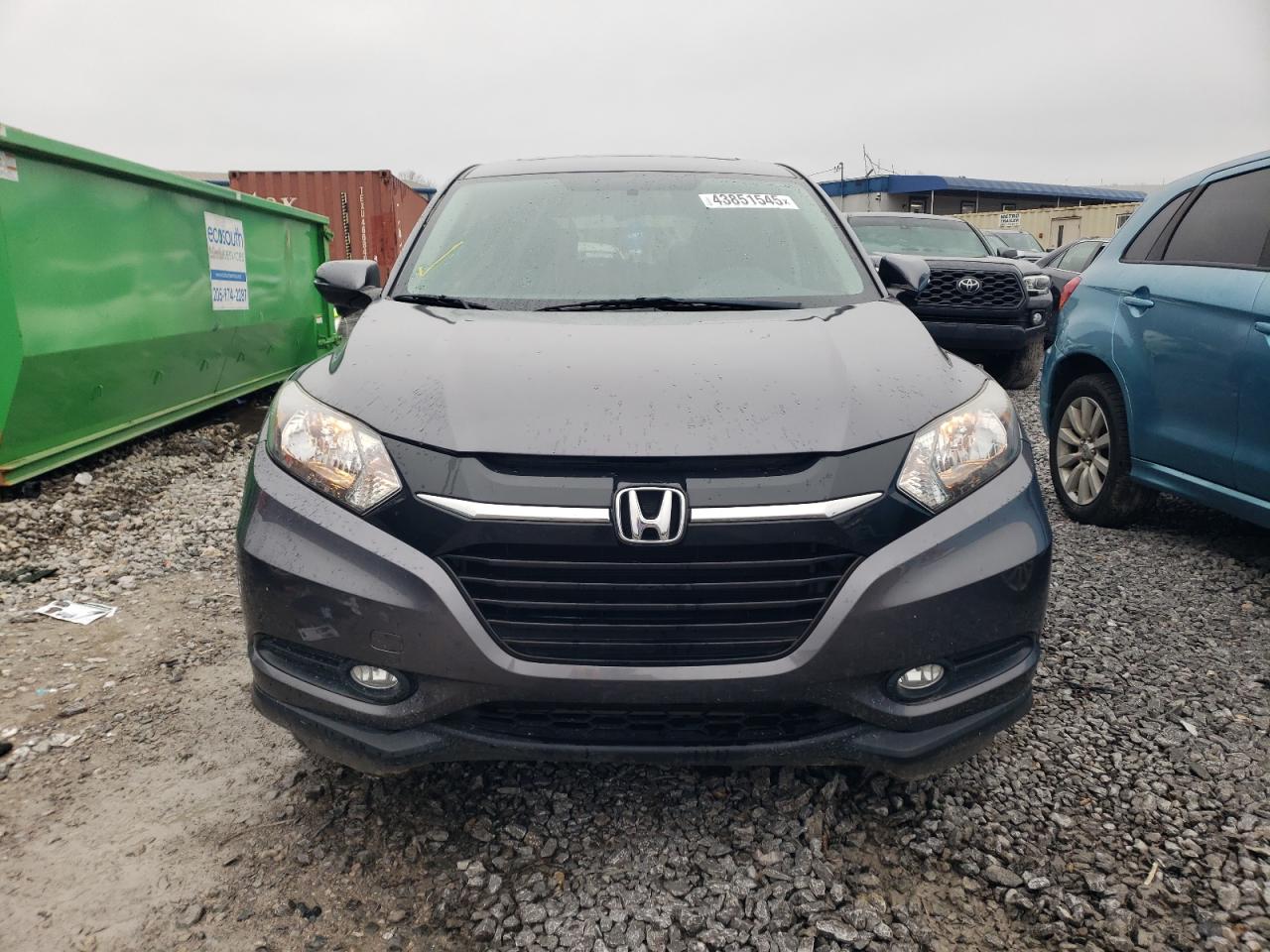 2018 Honda HR-V VIN 3CZRU6H59JG702310 Copart auction photo, rear end damage thumbnail 5