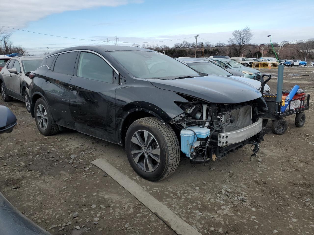 2021 Nissan Murano VIN 5N1AZ2AS4MC125198 Copart auction photo, all over damage thumbnail 4