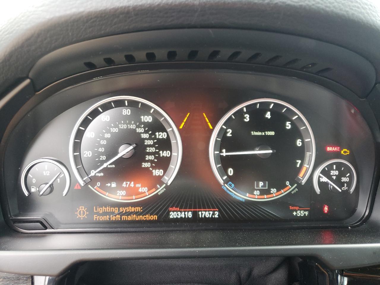 2015 BMW X5 VIN 5UXKR0C53F0P08398 Copart auction photo, front end / minor dent/scratches damage thumbnail 9