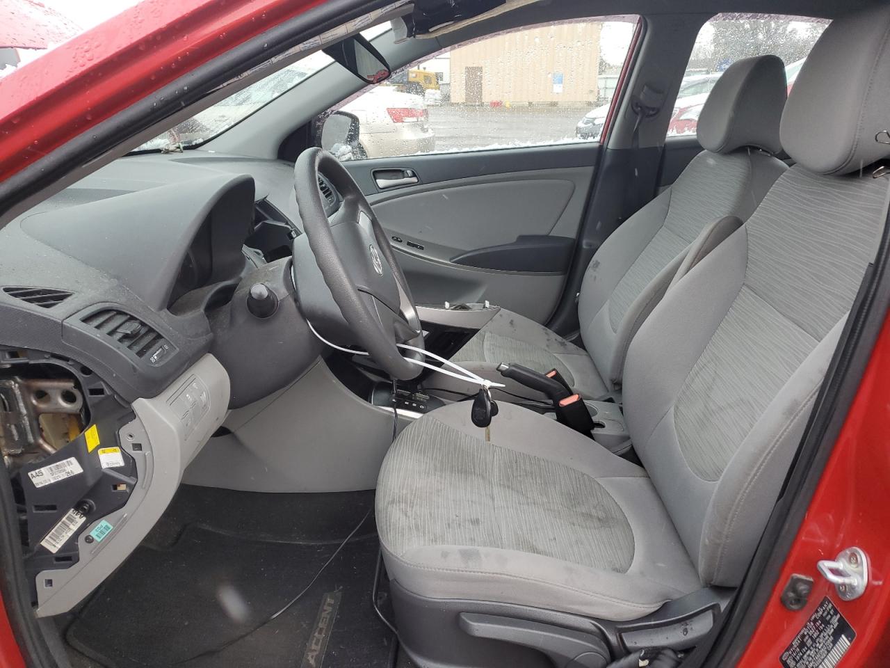 2017 Hyundai Accent VIN KMHCT4AE0HU270898 Copart auction photo, front end damage thumbnail 7