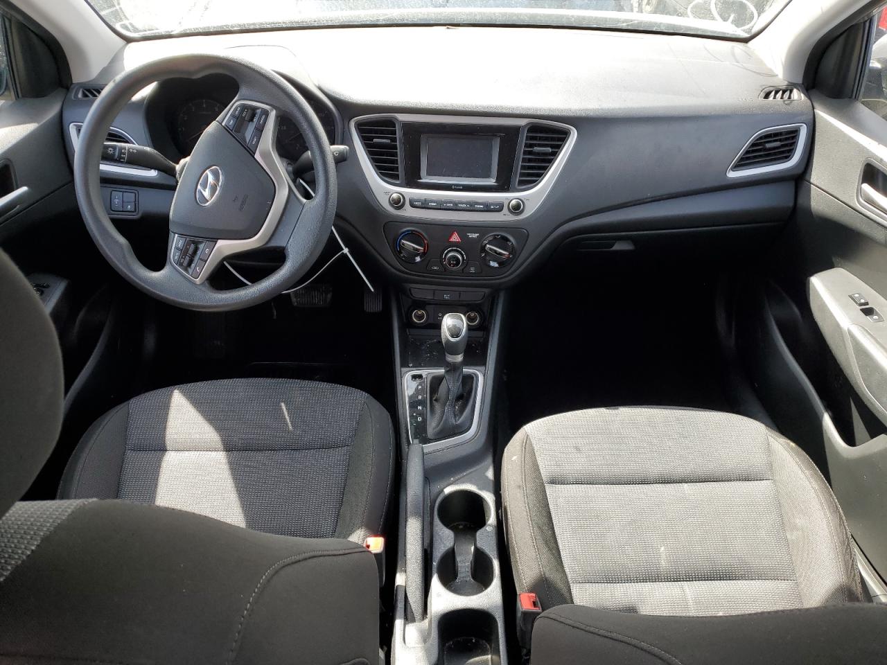 2021 Hyundai Accent VIN 3KPC24A66ME138298 Copart auction photo, front end / rear end damage thumbnail 8