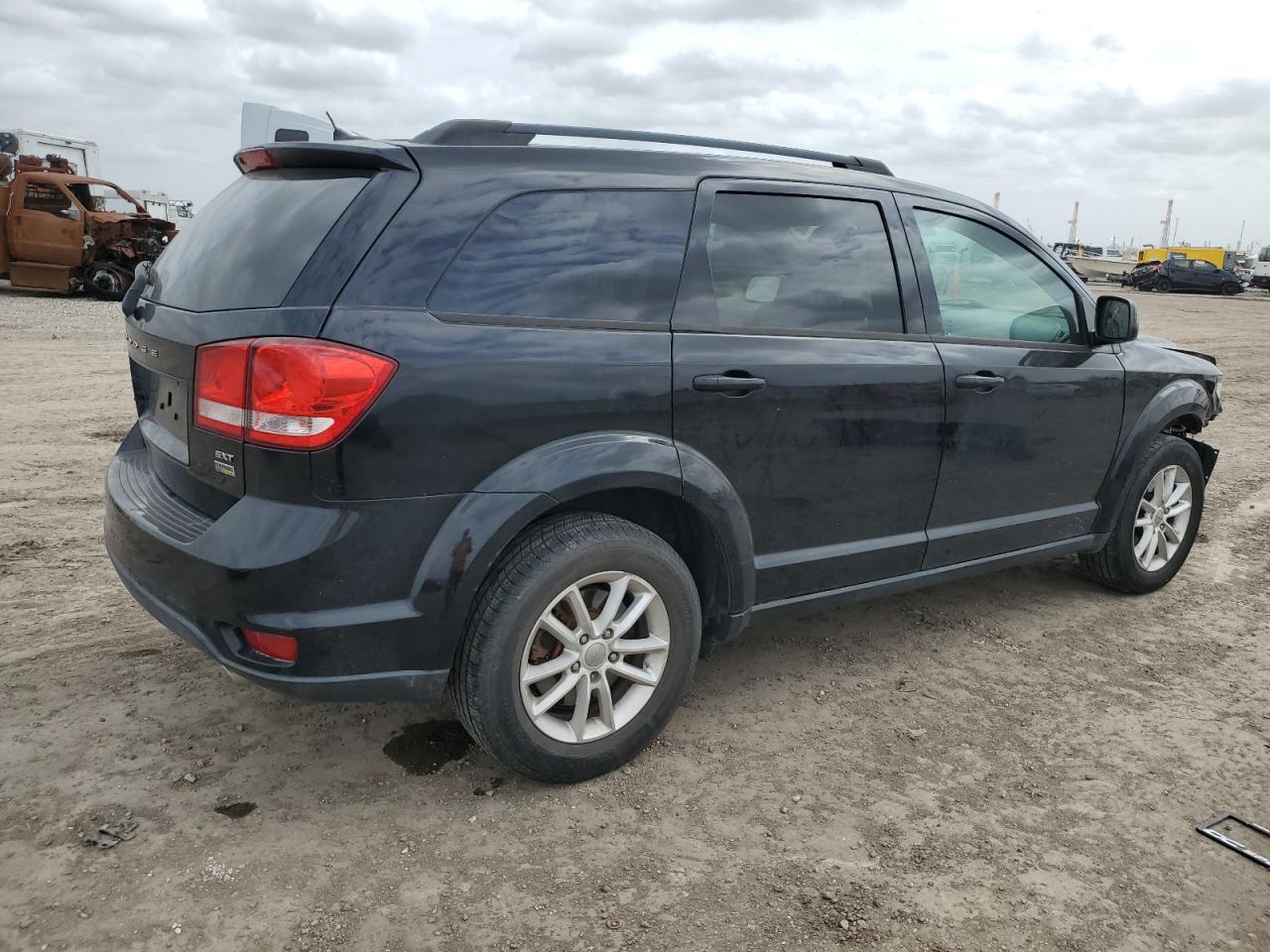 2015 Dodge Journey VIN 3C4PDCBG9FT690910 Copart auction photo, front end / minor dent/scratches damage thumbnail 3
