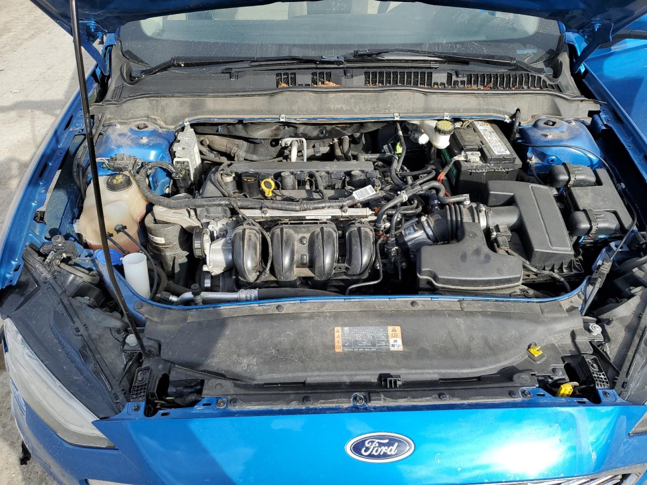 2019 Ford Fusion VIN 3FA6P0G79KR285962 Copart auction photo, front end / side damage thumbnail 13