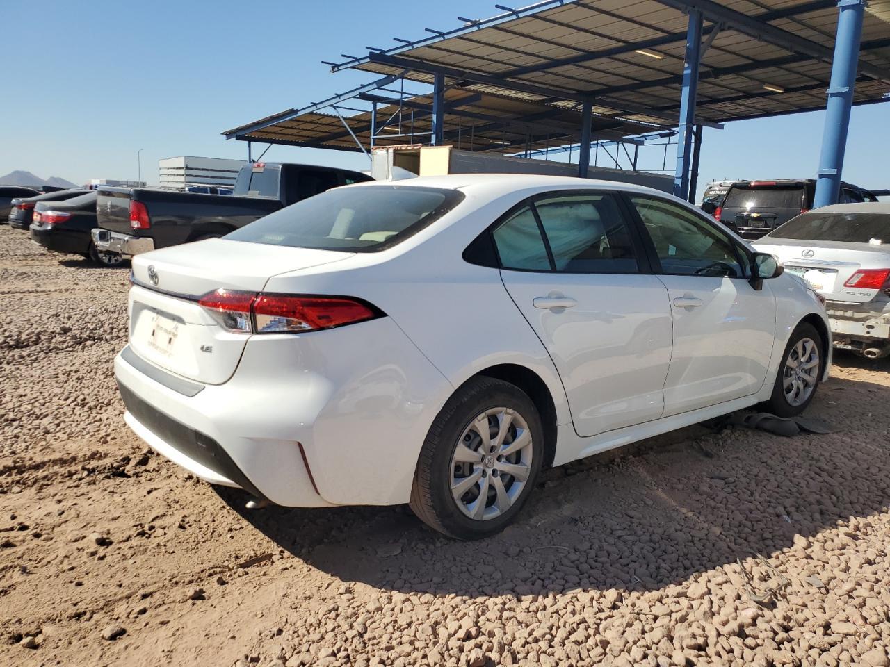 2020 Toyota Corolla VIN JTDEPRAE5LJ060046 Copart auction photo, side / rear end damage thumbnail 3