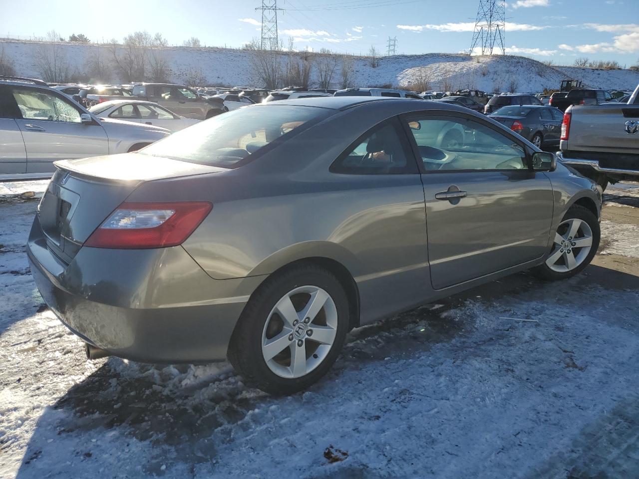 2006 Honda Civic VIN 2HGFG12866H536052 Copart auction photo, front end damage thumbnail 3
