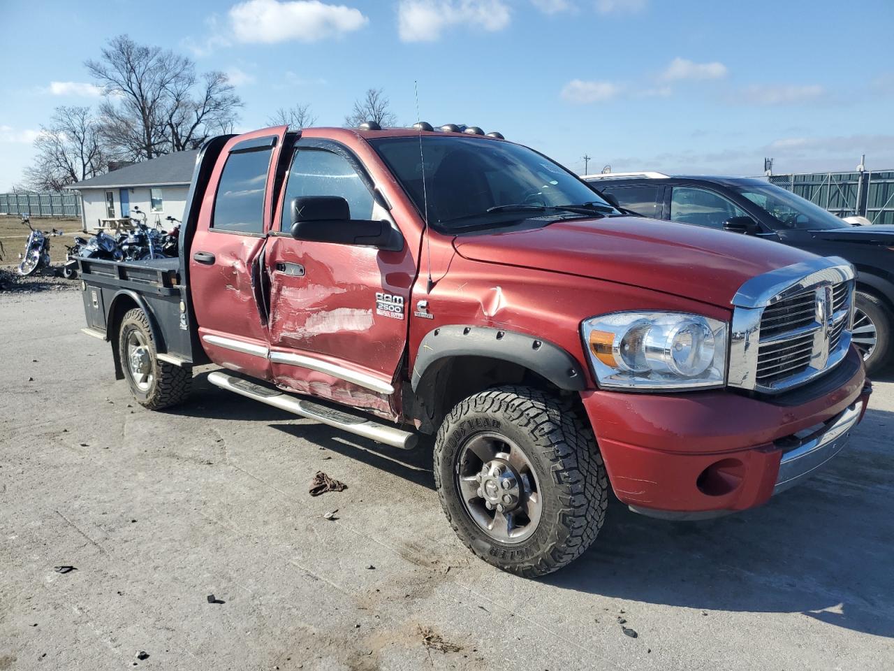 2008 Dodge RAM VIN 3D7KS28A88G107225 Copart auction photo, side damage thumbnail 4