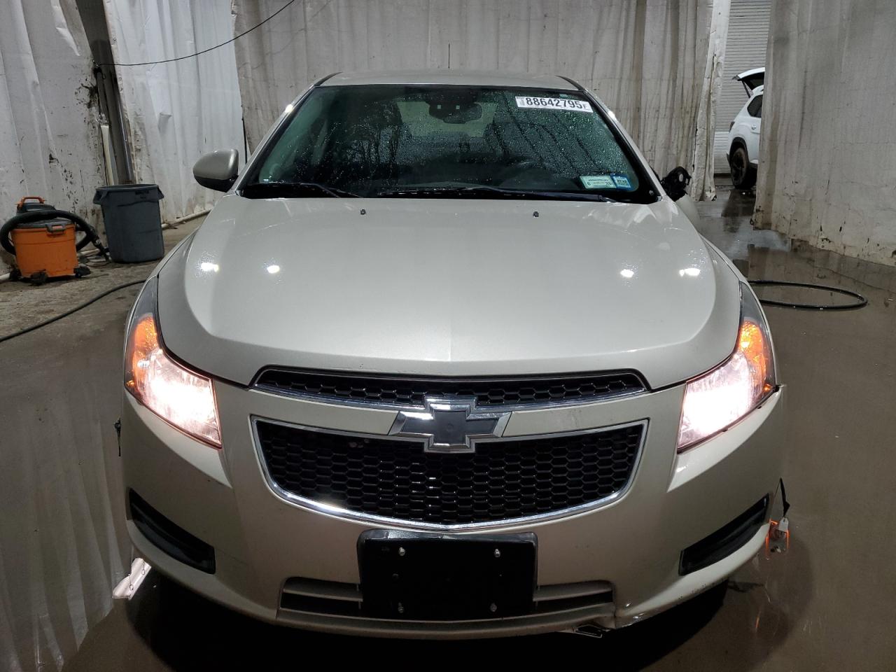 2014 Chevrolet Cruze VIN 1G1PC5SB2E7411618 Copart auction photo, side / front end damage thumbnail 5