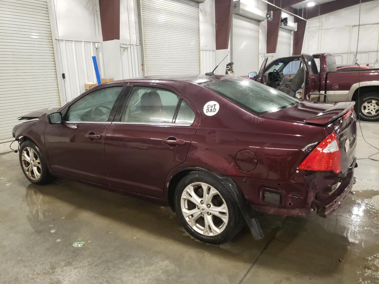 2012 Ford Fusion VIN 3FAHP0HA7CR298682 Copart auction photo, all over damage thumbnail 2