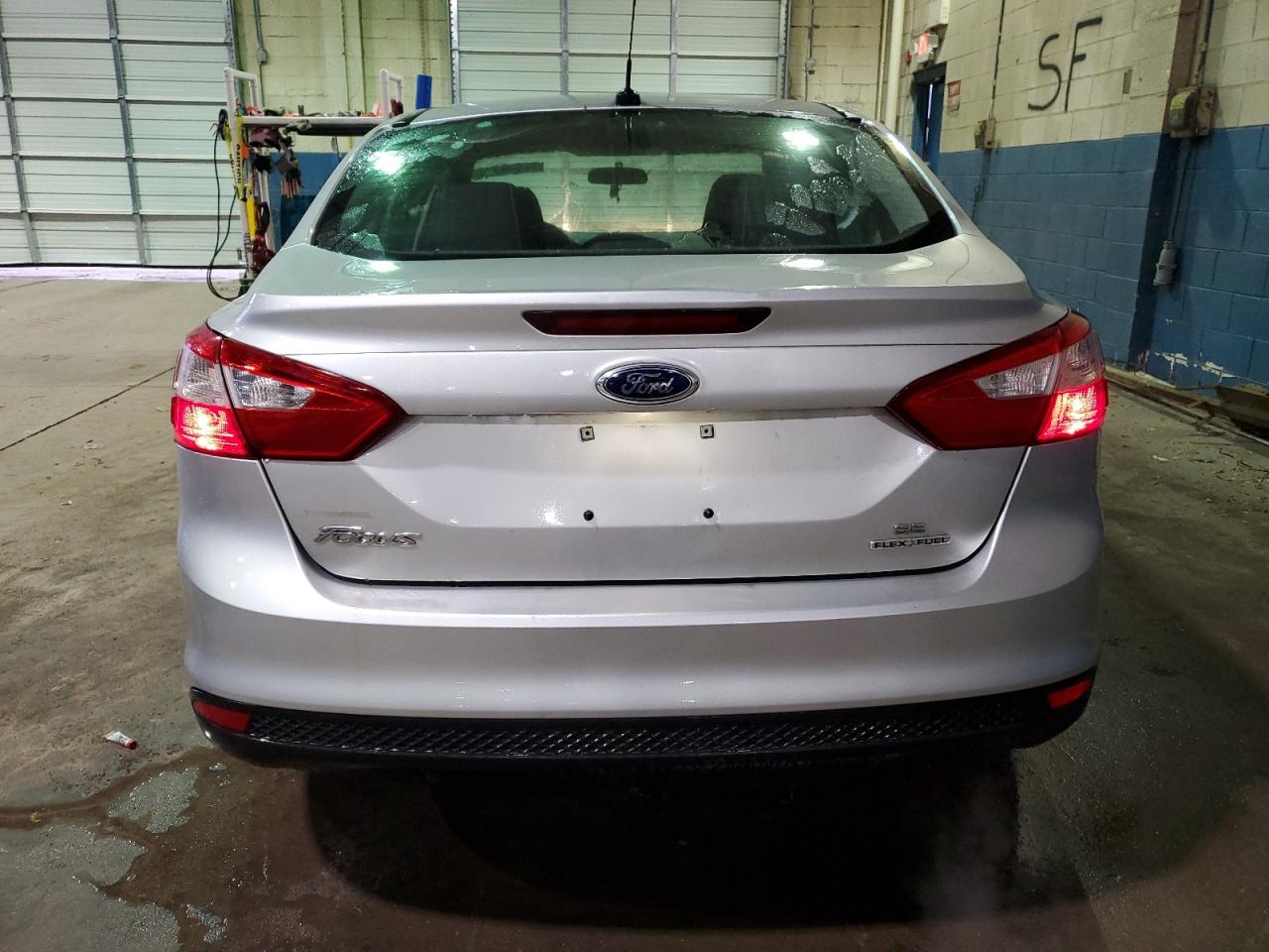 2014 Ford Focus VIN 1FADP3F26EL155090 Copart auction photo, side damage thumbnail 6