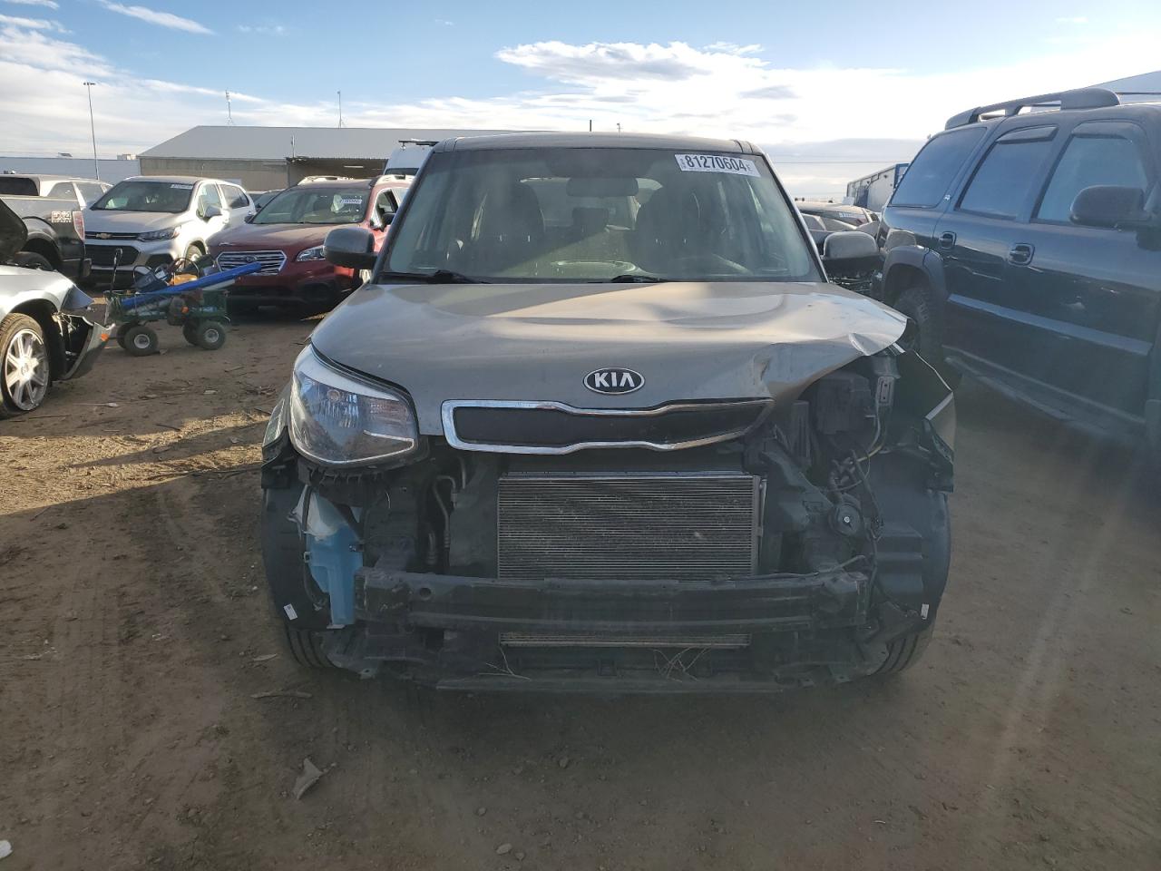 2016 KIA Soul VIN KNDJN2A21G7319992 Copart auction photo, front end damage thumbnail 5
