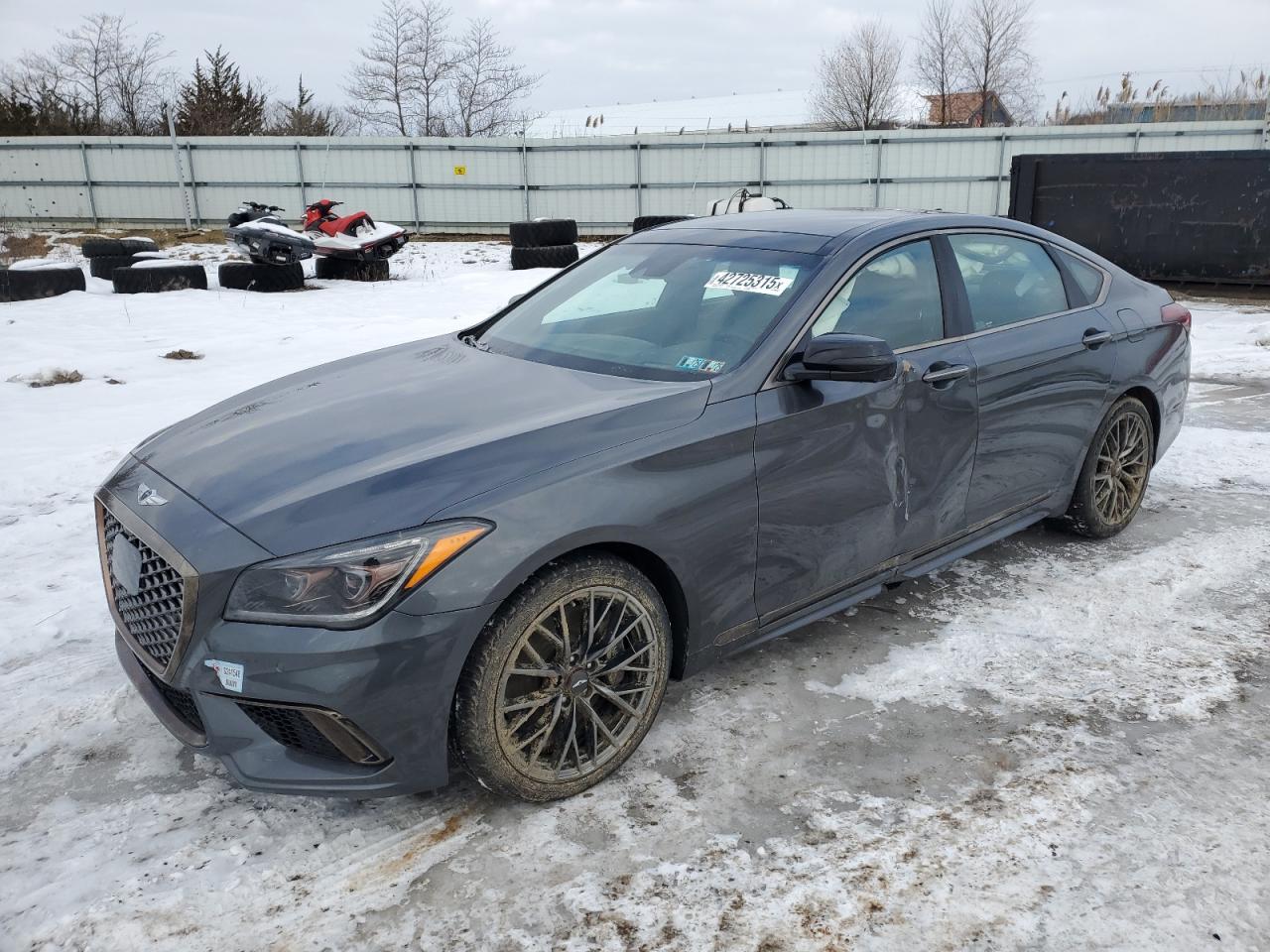 2018 Genesis G80 VIN KMHGN4JB0JU268527