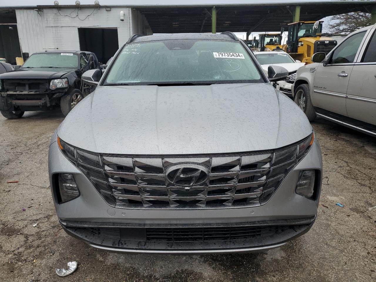 2024 Hyundai Tucson VIN KM8JECD18RU235807 Copart auction photo, side / front end damage thumbnail 5