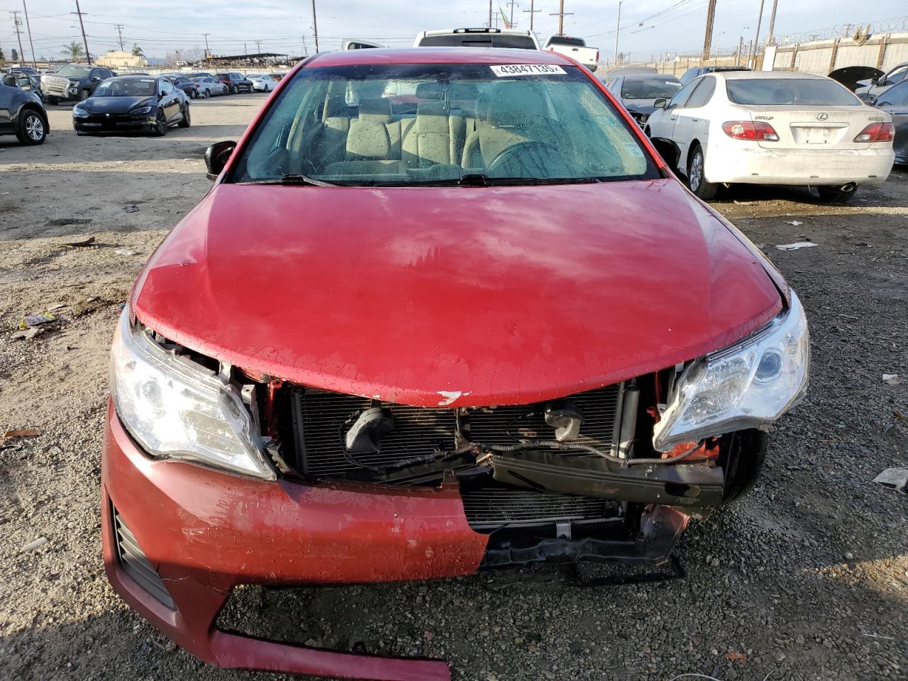 2013 Toyota Camry VIN 4T1BF1FK6DU641699 Copart auction photo, rear end / front end damage thumbnail 5