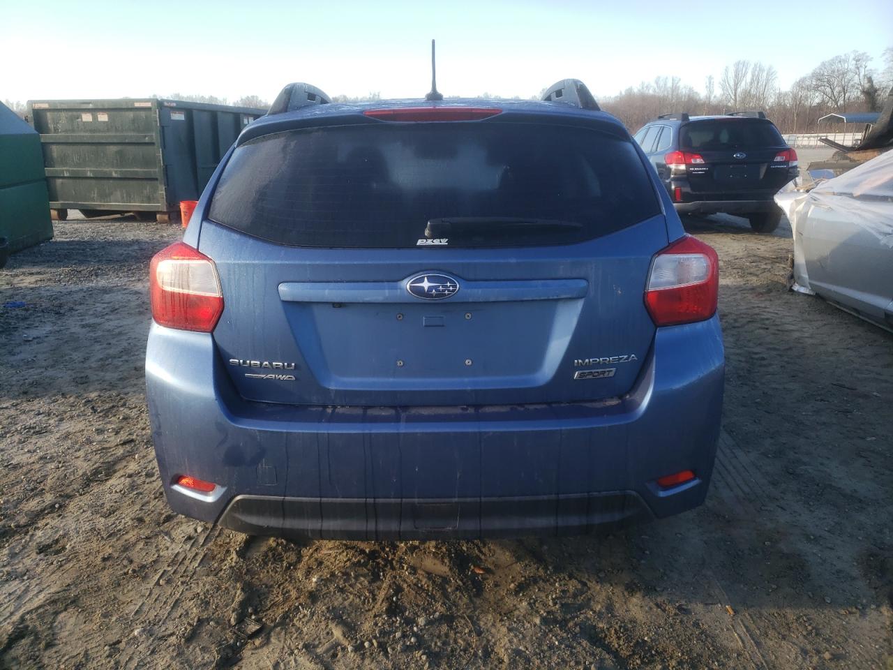 2015 Subaru Impreza VIN JF1GPAZ60F8319972 Copart auction photo, front end / minor dent/scratches damage thumbnail 6