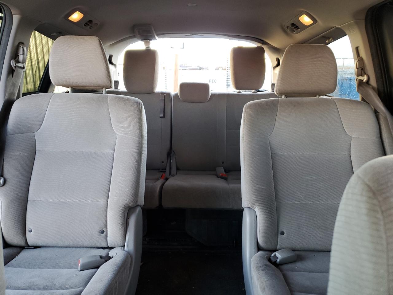 2012 Honda Odyssey VIN 5FNRL5H41CB060734 Copart auction photo, rear end / hail damage thumbnail 10