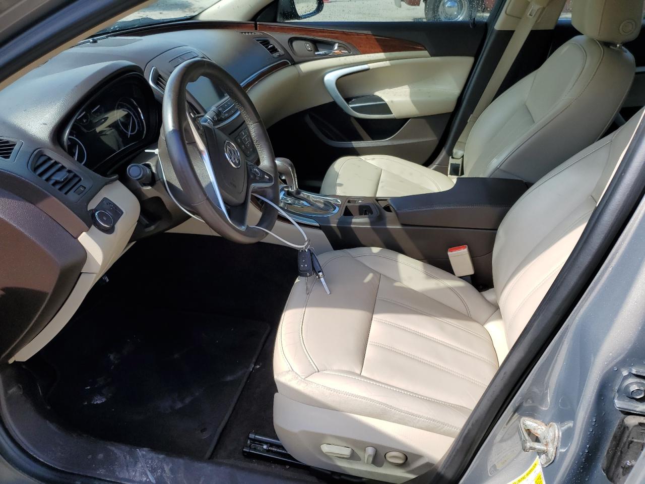 2017 Buick Regal VIN 2G4GL5EX0H9192591 Copart auction photo, front end / side damage thumbnail 7