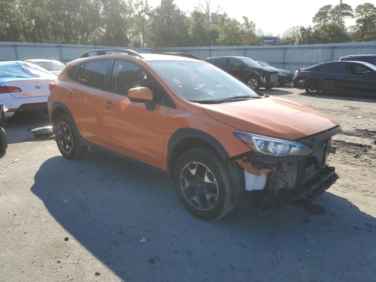 2019 Subaru XV VIN JF2GTAEC8KH384873 Copart auction photo, front end damage thumbnail 4