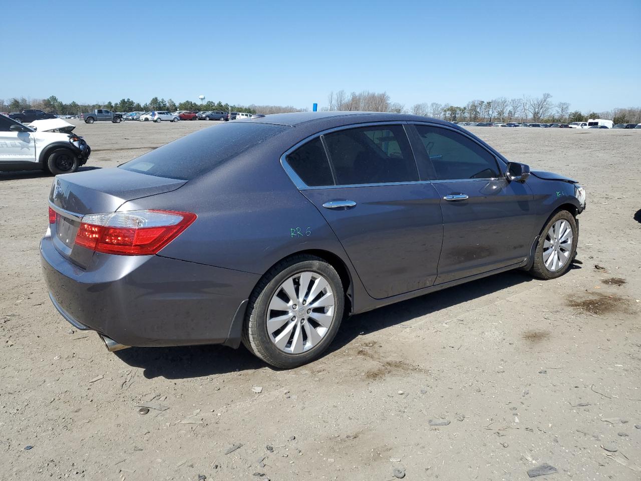 2013 Honda Accord VIN 1HGCR2F85DA216052 Copart auction photo, front end / side damage thumbnail 3