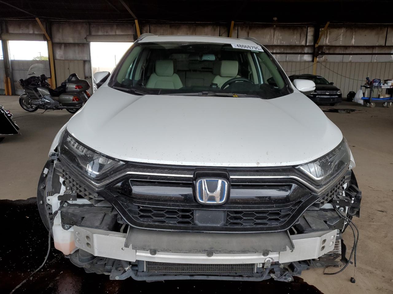 2021 Honda CR-V VIN 7FART6H91ME002324 Copart auction photo, front end / minor dent/scratches damage thumbnail 5