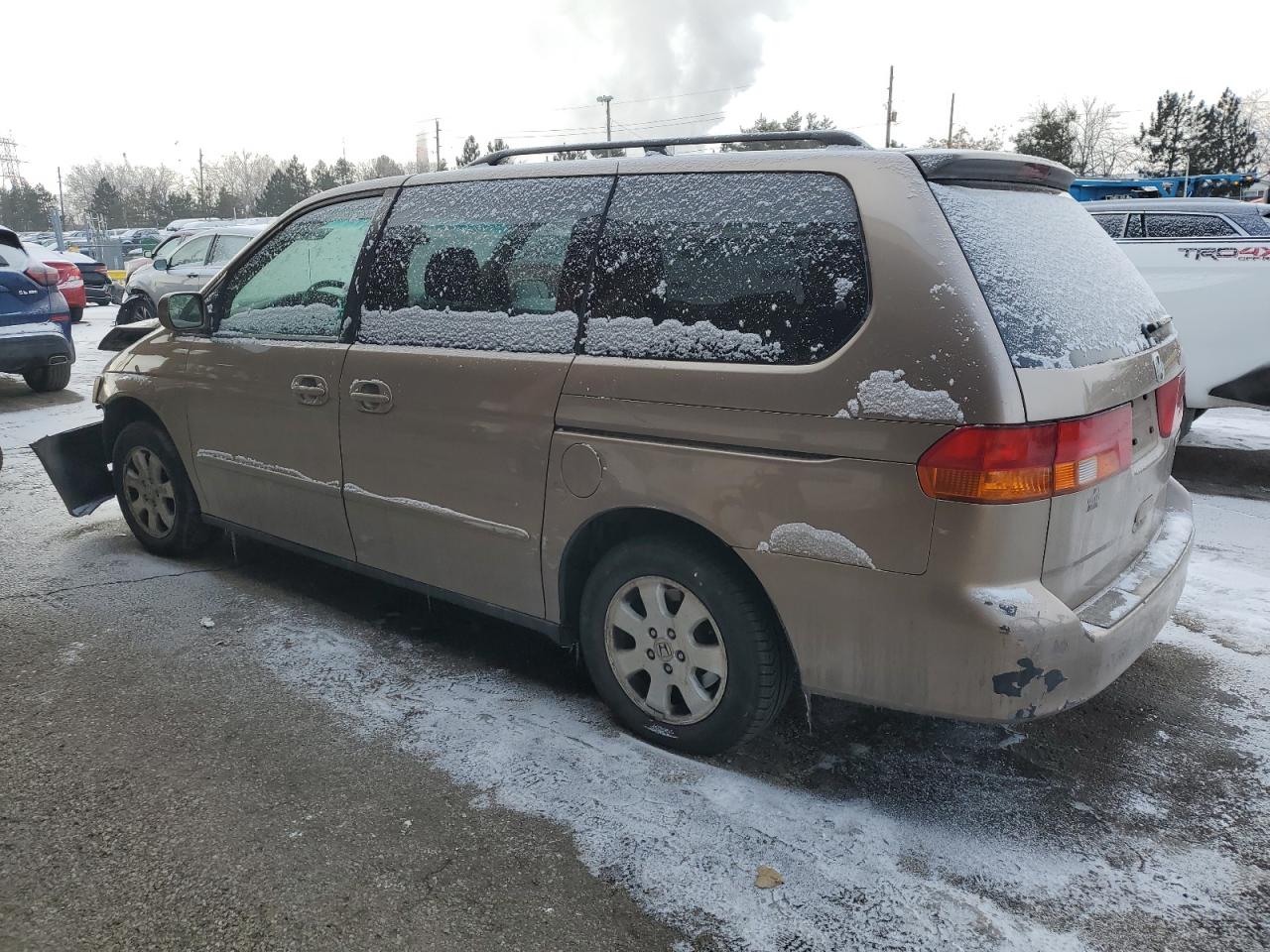 2003 Honda Odyssey VIN 5FNRL18653B155663 Copart auction photo, front end / side damage thumbnail 2
