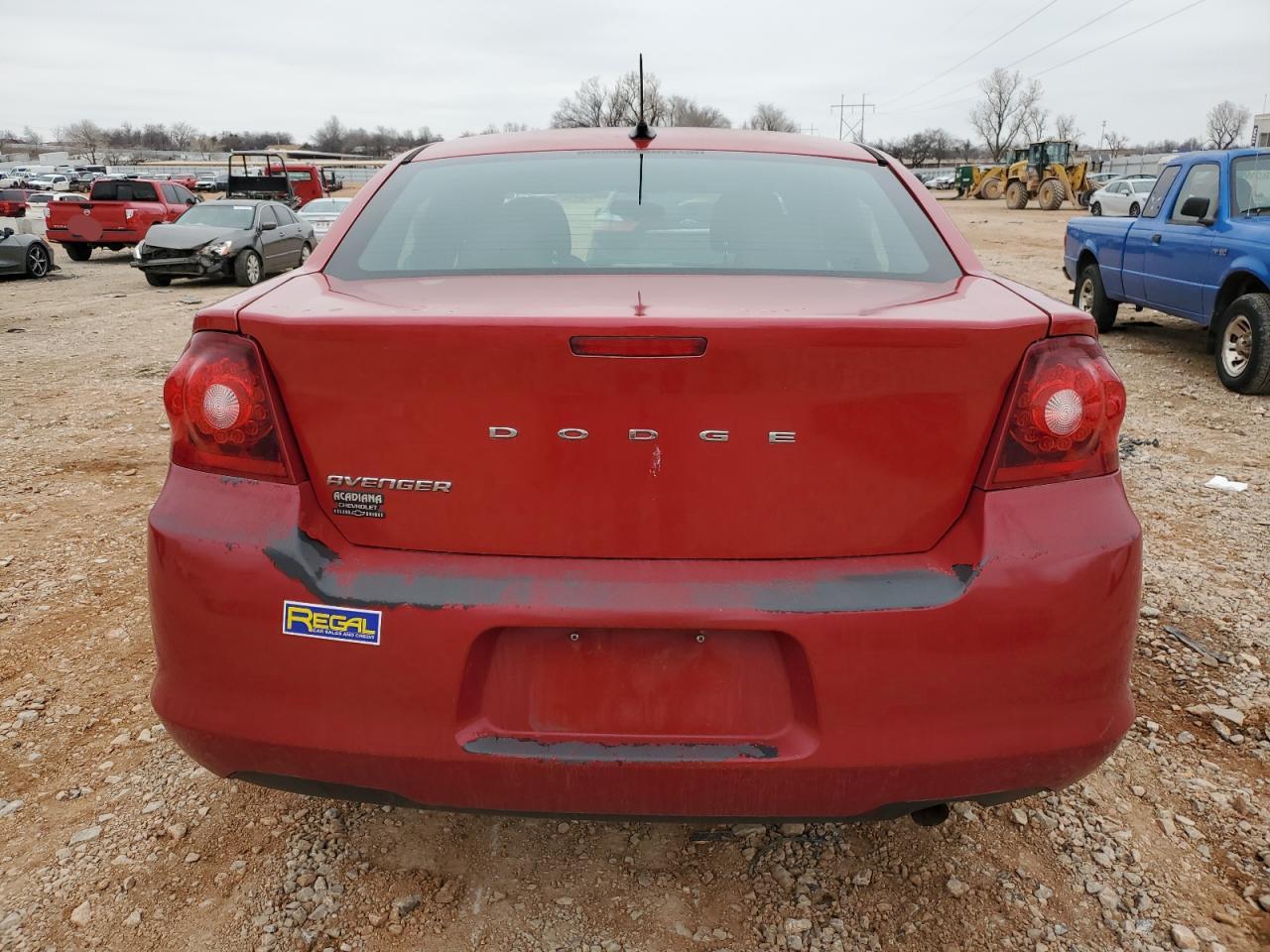 2014 Dodge Avenger VIN 1C3CDZAB3EN118791 Copart auction photo, front end / side damage thumbnail 6